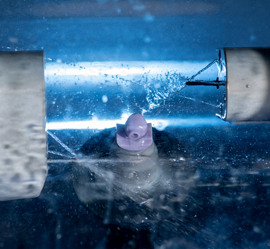 CEREC machine being used to create a dental crown
