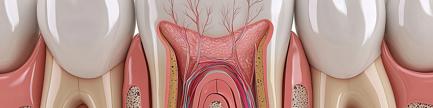 Illustration of inside of tooth